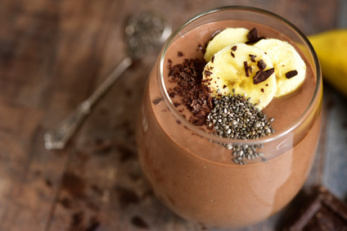 Chocolate chia smoothie.  https://www.wocdetox.com/summer-5-day-detox.html