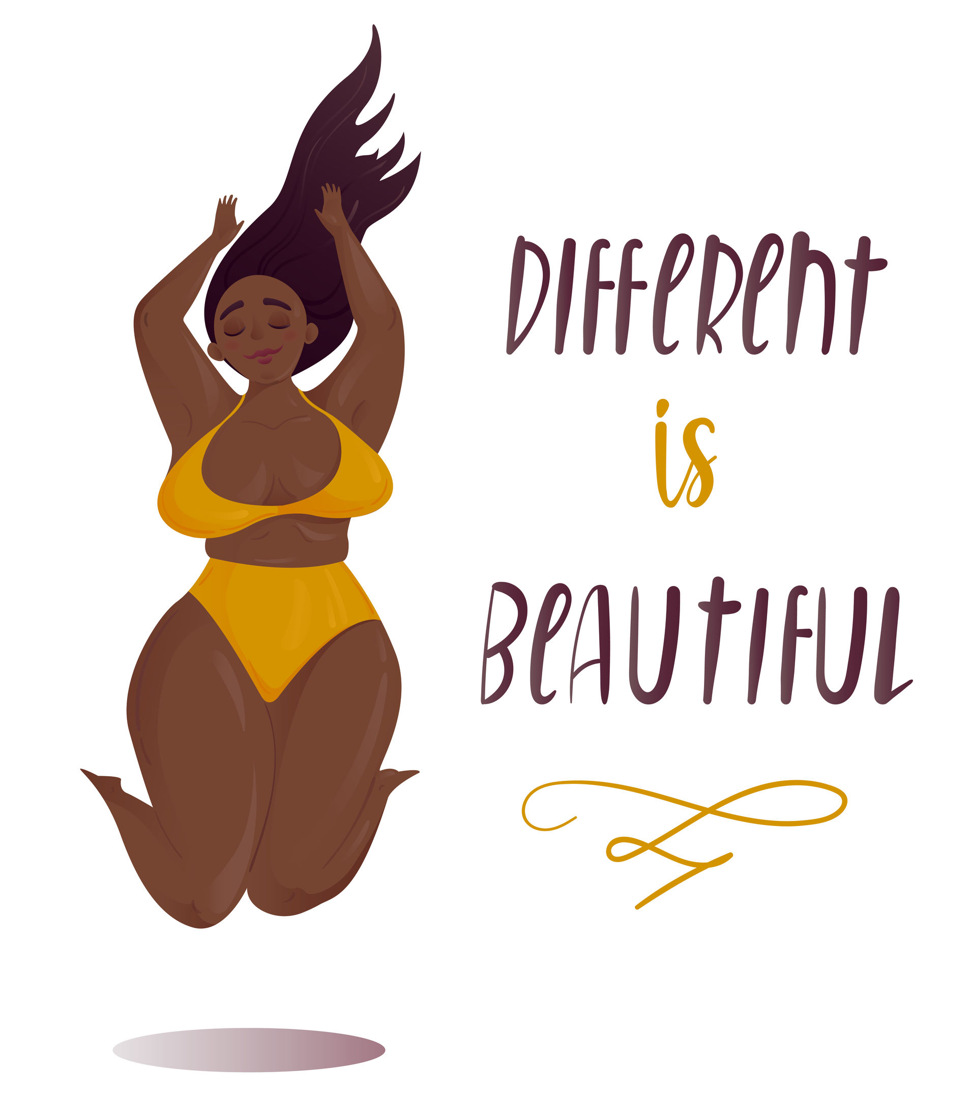 Different is beautiful -  Women of color.  https://www.wocdetox.com/women-of-color.html